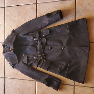 XS Miss Sixty wool long pea coat